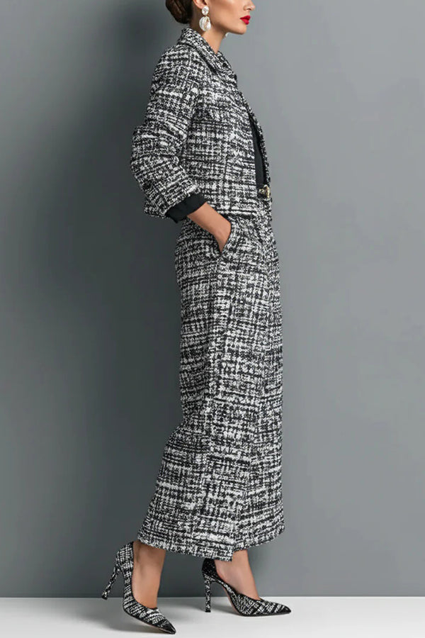 Clara · Conjunto blazer y pantalón ancho — vista 4