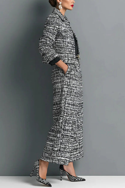Clara · Conjunto blazer y pantalón ancho — vista 4