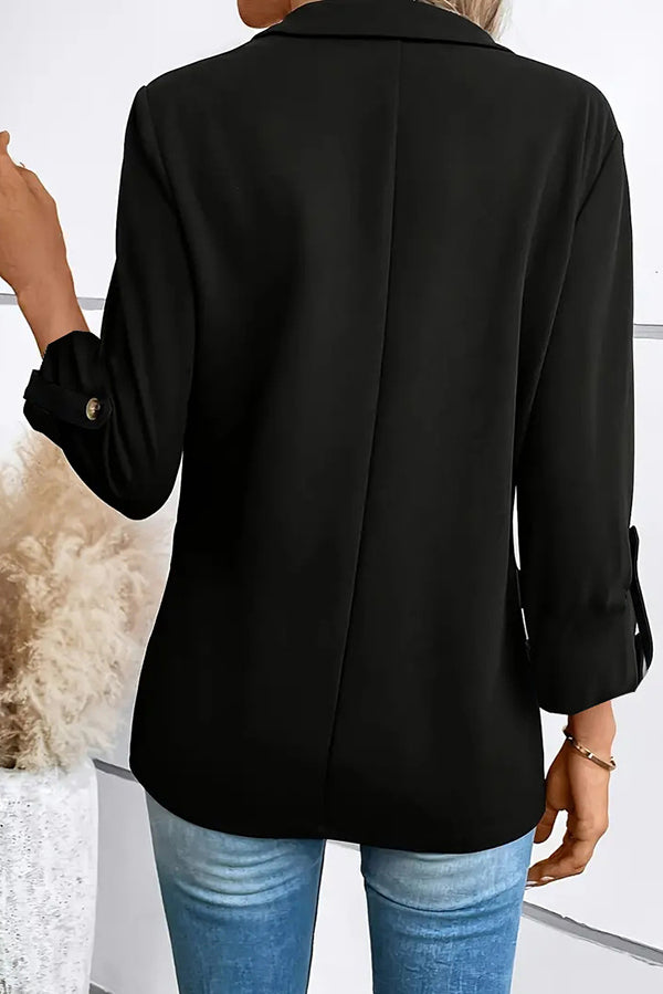 Leire · Blazer solapa casual — vista 12 — Nola Bellari