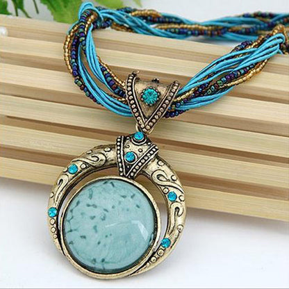 LUNA | Collar Colgante Bohemio