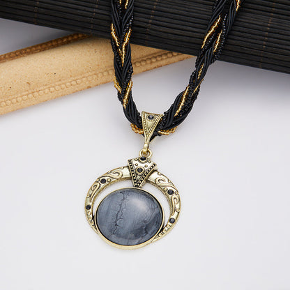 LUNA | Collar Colgante Bohemio
