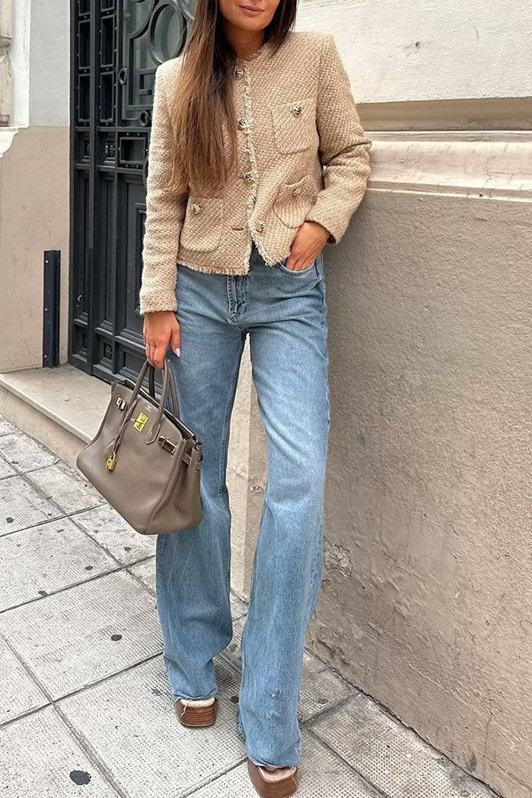 Manuela · Chaqueta tweed botones — vista 5