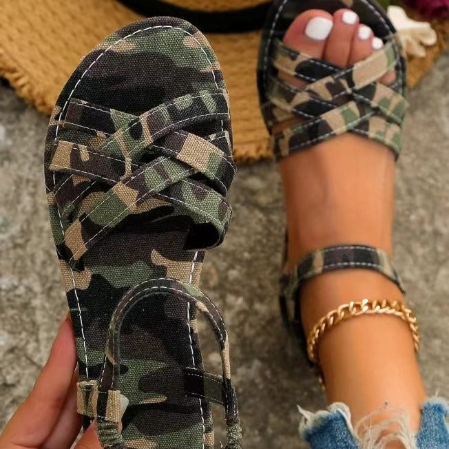 Irene · Sandalias planas estilo coreano — vista 7 — Nola Bellari
