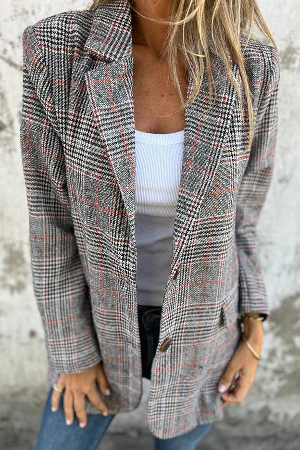 Noa · Blazer pata de gallo — vista 2 — Nola Bellari