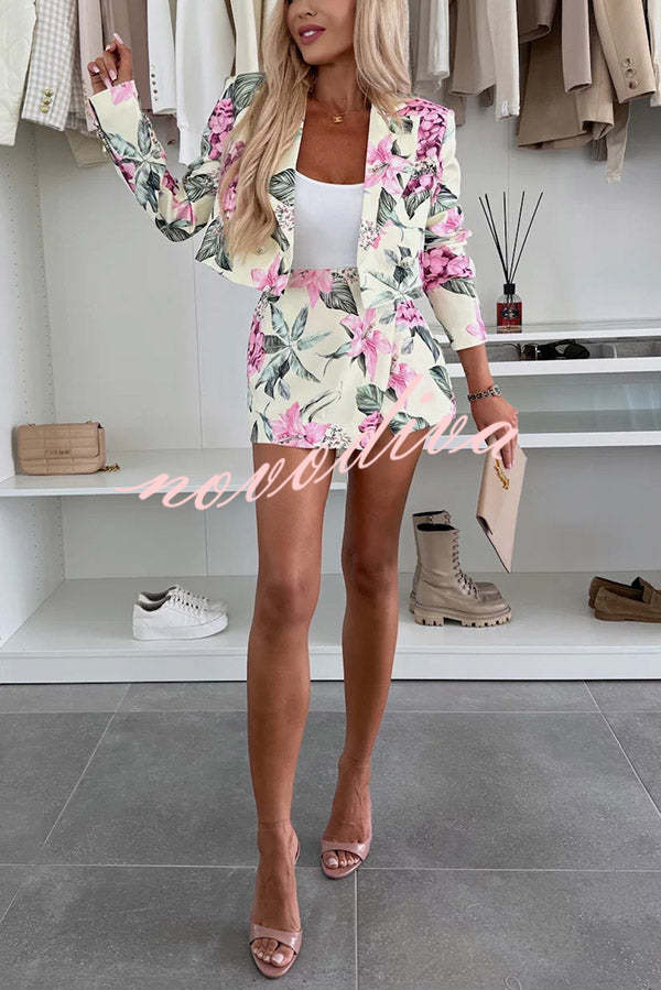 India · Blazer floral corto — vista 2 — Nola Bellari