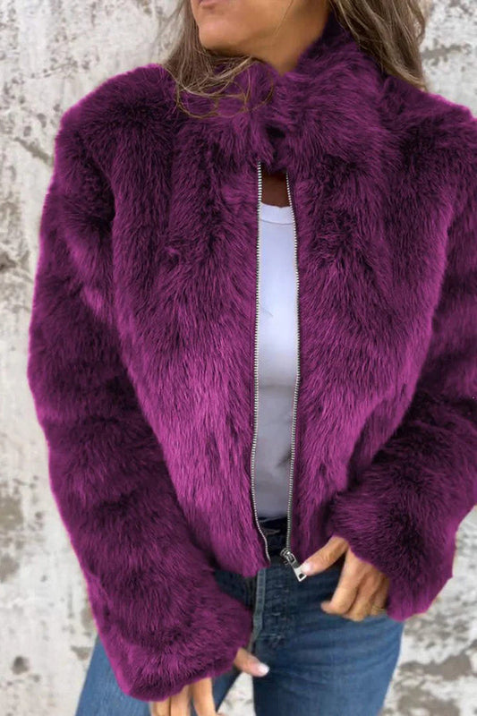 Fabiola · Chaqueta pelo sintético cremallera — vista 2
