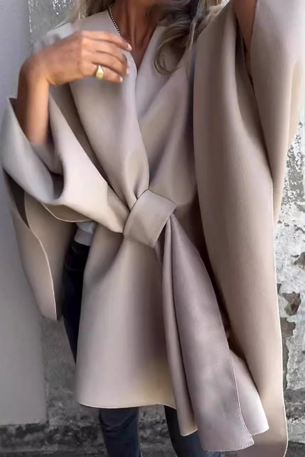 Rosalía · Chaqueta capa cruzada — vista 5