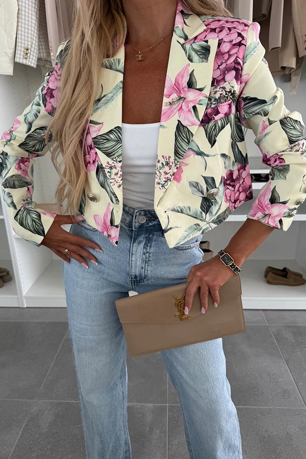 India · Blazer floral corto — vista 12 — Nola Bellari