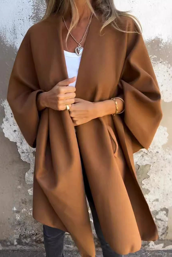 Rosalía · Chaqueta capa cruzada — Nola Bellari