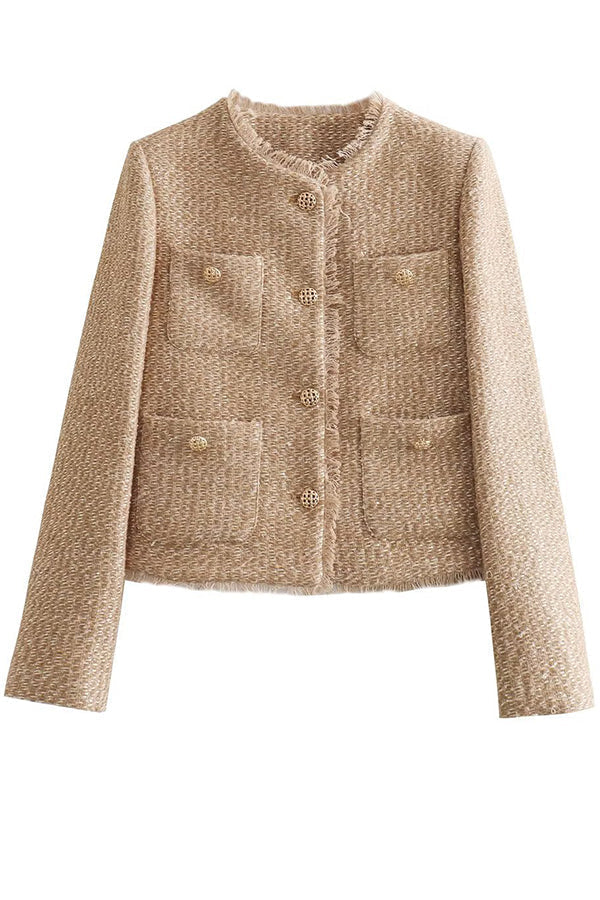 Manuela · Chaqueta tweed botones — vista 8