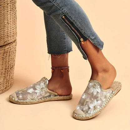 Vera · Sandalias planas tejidas — vista 4 — Nola Bellari
