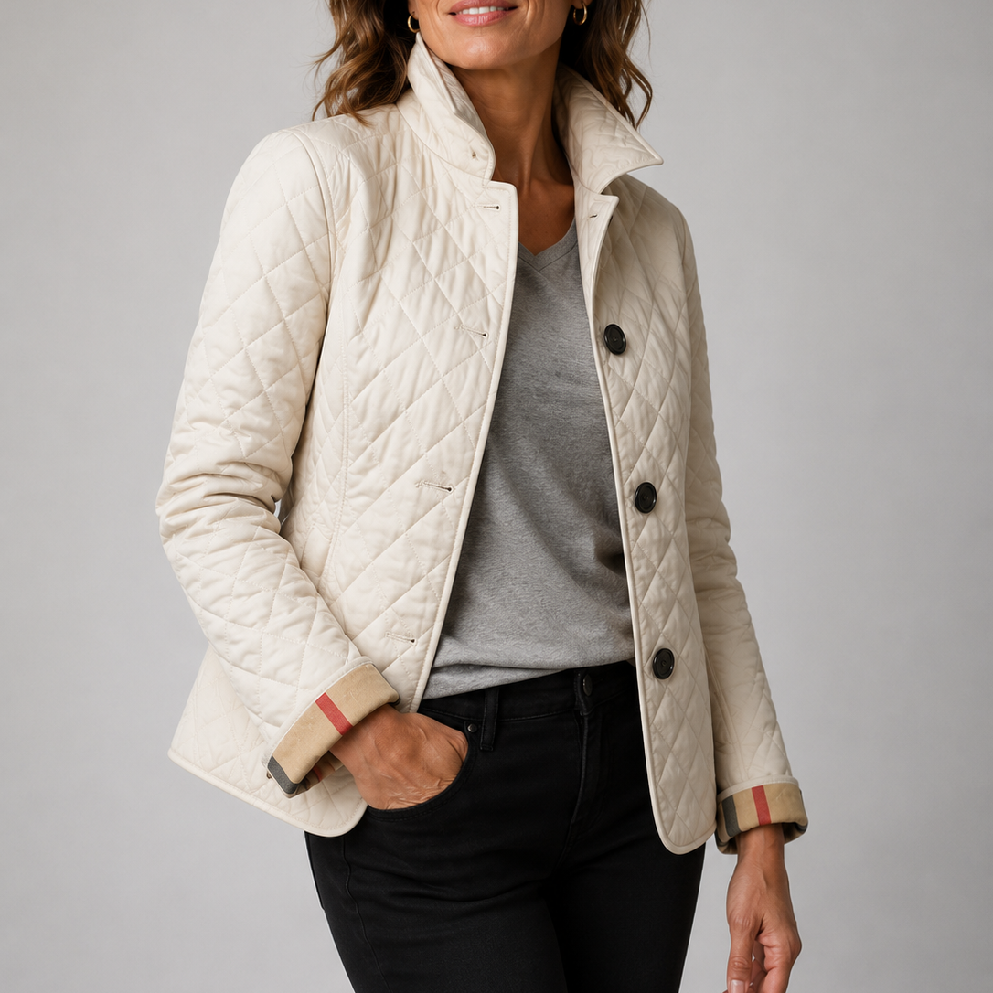 Chaqueta acolchada Kelley en beige