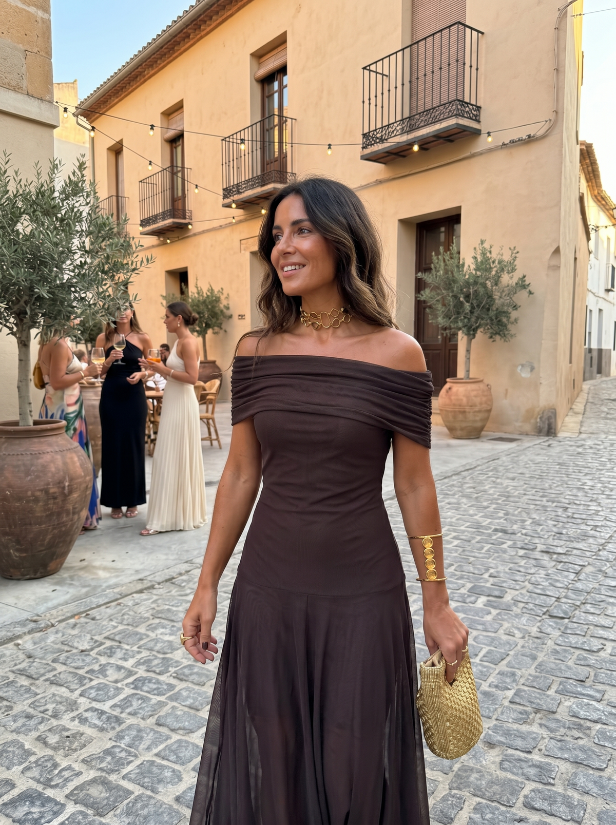 Carla · Vestido maxi elegante y sencillo — Nola Bellari — vista 13