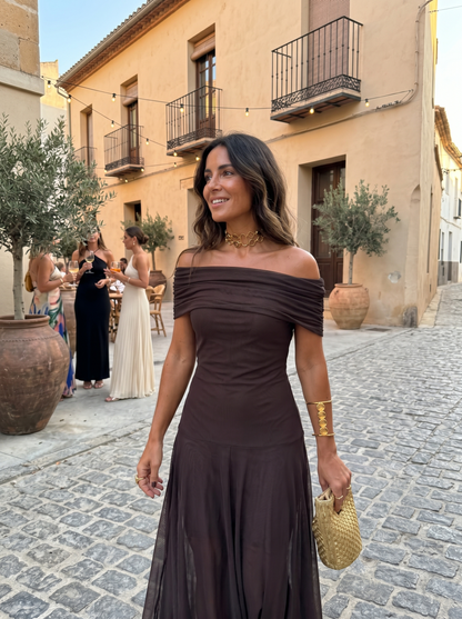 Carla · Vestido maxi elegante y sencillo — Nola Bellari — vista 13