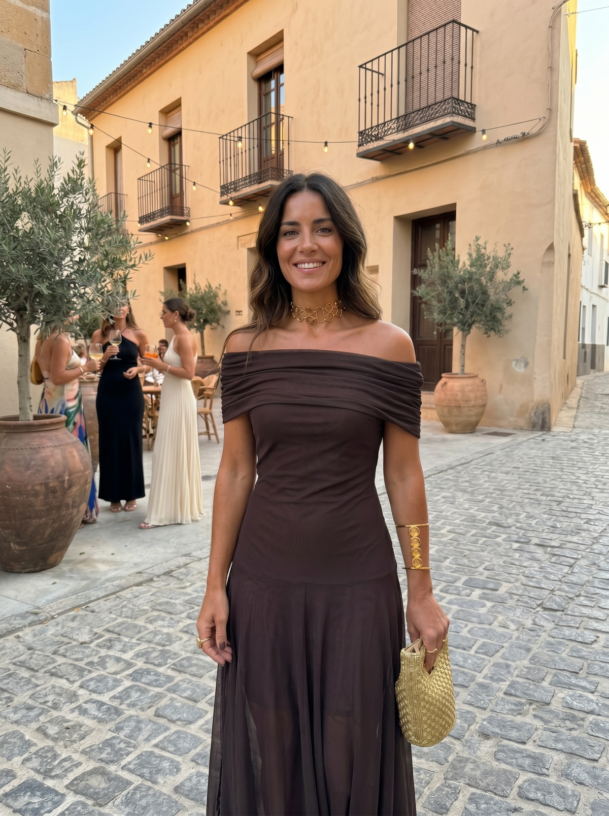 Carla · Vestido maxi elegante y sencillo — Nola Bellari — vista 14