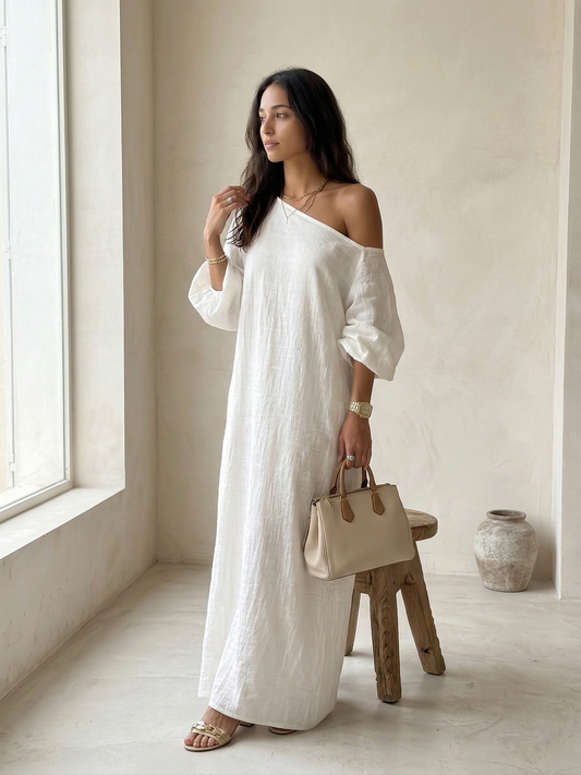 Candela · Vestido largo de lino — Nola Bellari — vista 2