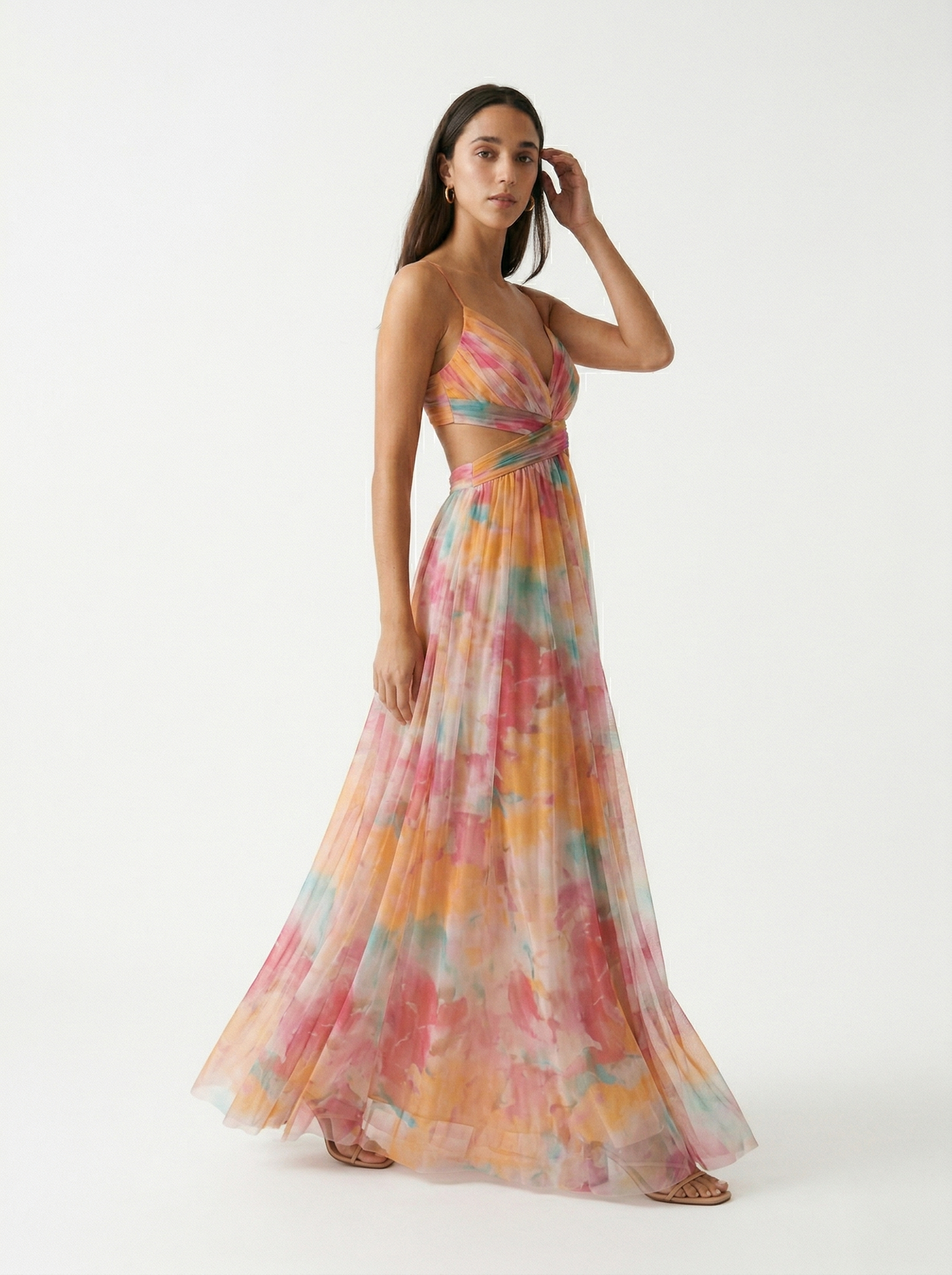 Lola · Vestido largo floral — Nola Bellari — vista 3