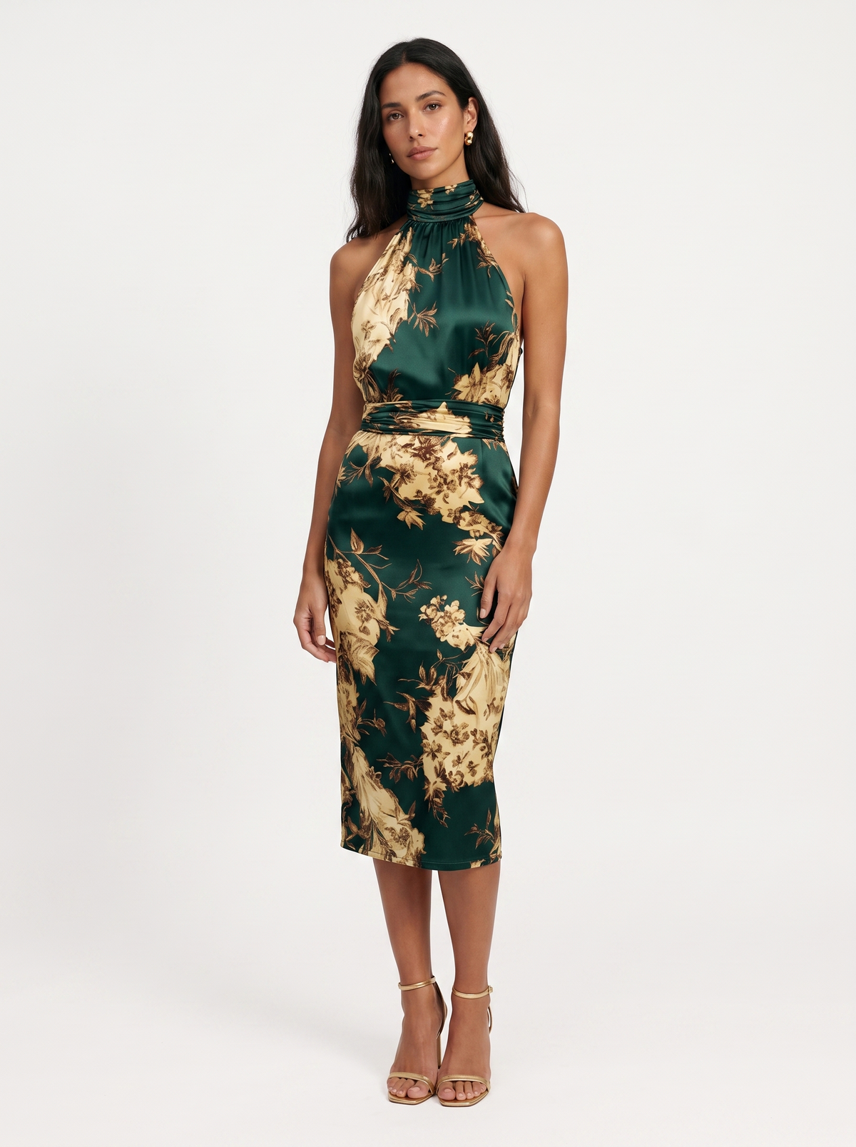 Marieta · Vestido elegante con cuello halter — Nola Bellari — vista 3
