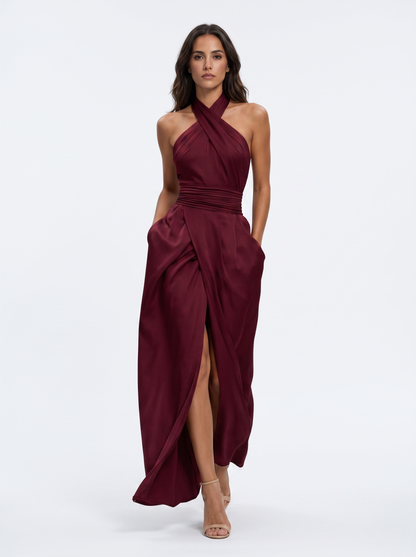Malena · Vestido largo elegante — Nola Bellari — vista 3