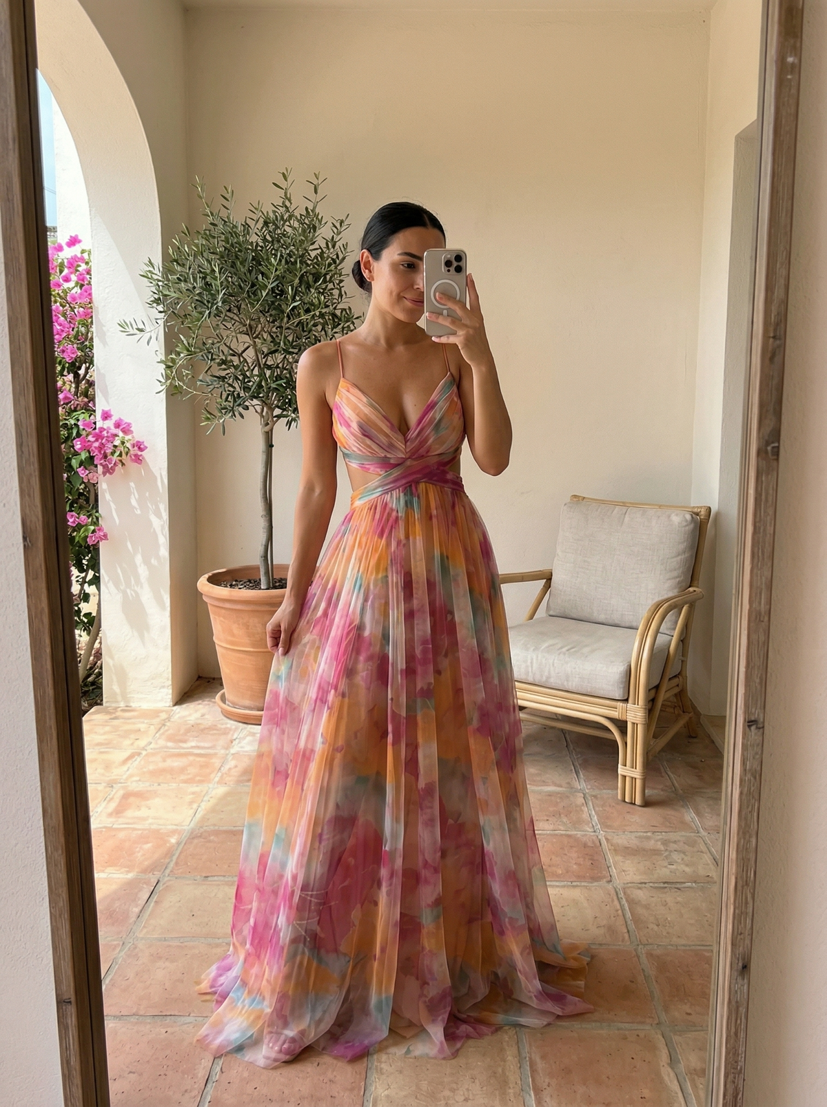 Lola · Vestido largo floral — Nola Bellari — vista 4