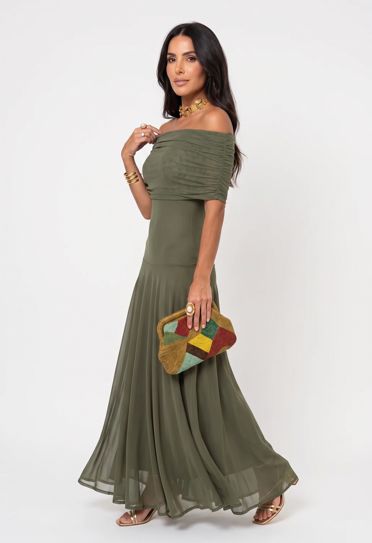 Carla · Vestido maxi elegante y sencillo — Nola Bellari — vista 18