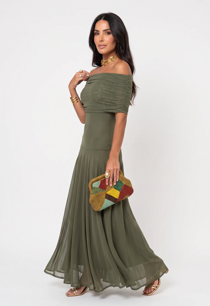 Carla · Vestido maxi elegante y sencillo — Nola Bellari — vista 18
