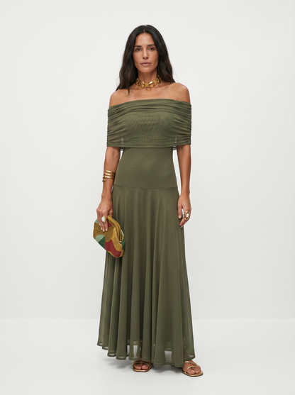 Carla · Vestido maxi elegante y sencillo — Nola Bellari — vista 17