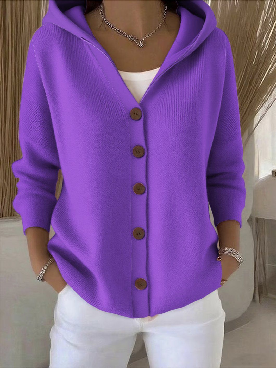 Cárdigan Zoé en morado