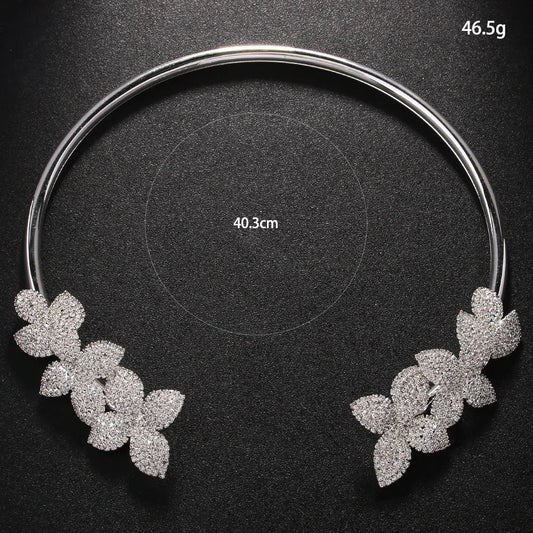 MARGARITA | Collar Elegante Flor de Cristal
