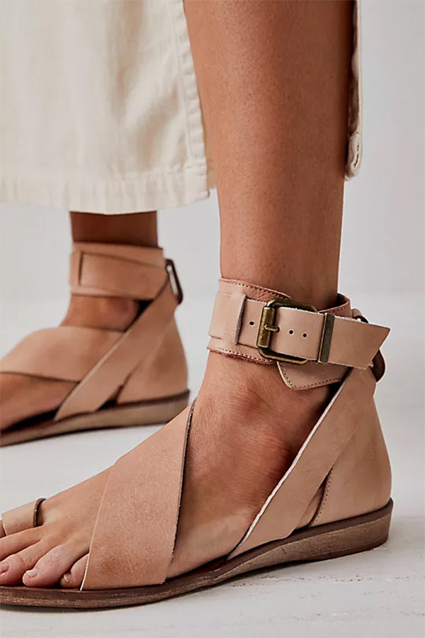 Bruna · Sandalias romanas de borlas — vista 2 — Nola Bellari
