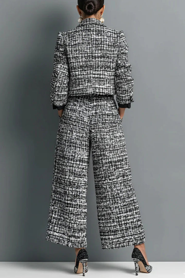 Clara · Conjunto blazer y pantalón ancho — vista 5