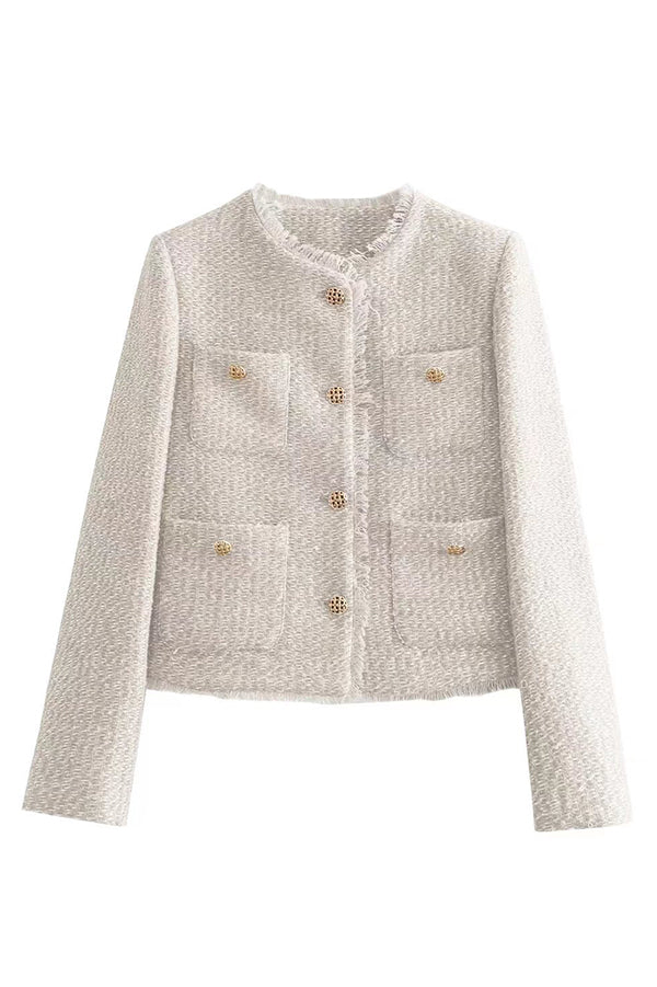 Manuela · Chaqueta tweed botones — vista 13