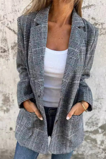 Noa · Blazer pata de gallo — vista 4 — Nola Bellari