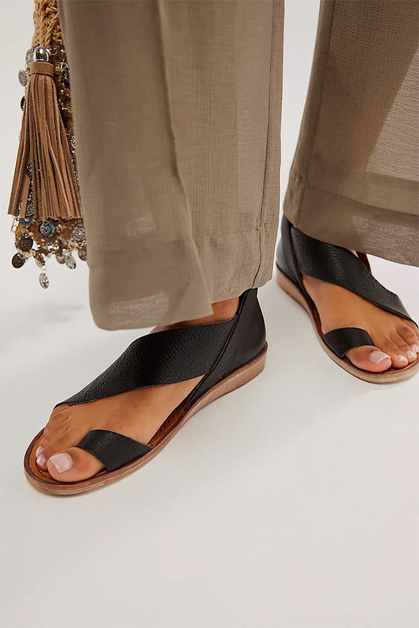Bruna · Sandalias romanas de borlas — vista 4 — Nola Bellari