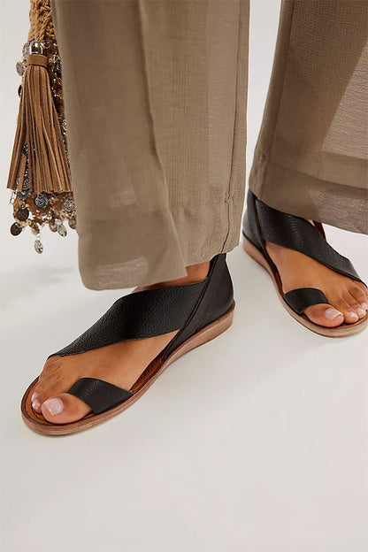 Bruna · Sandalias romanas de borlas — vista 4 — Nola Bellari