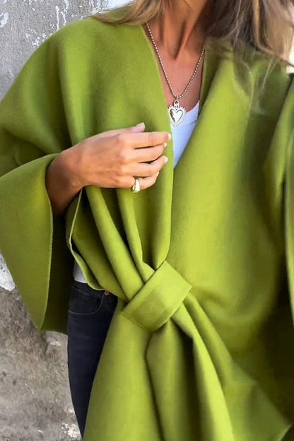 Rosalía · Chaqueta capa cruzada — vista 9