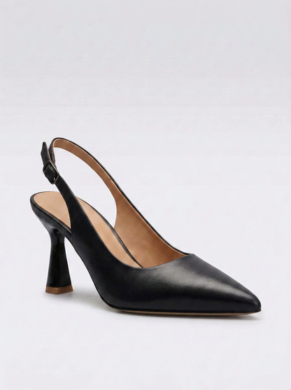 Sophia · Salón slingback negro — vista 2