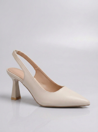 Sophia · Salón slingback marfil — vista 2