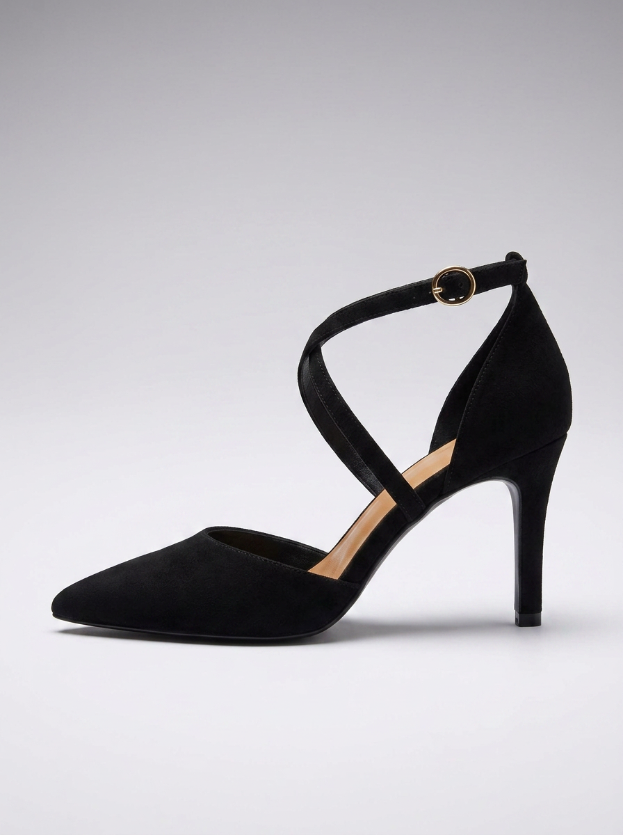 Veylah · Salón slingback negro — vista 2