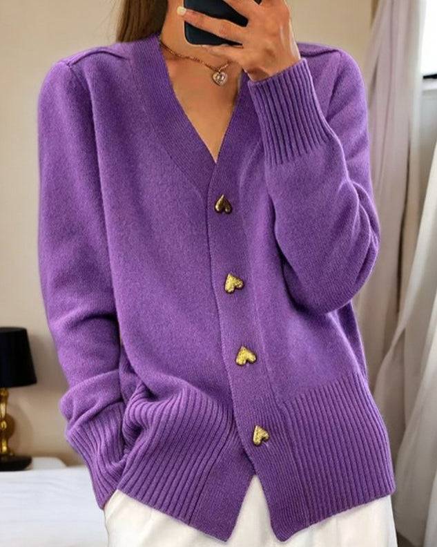 Cárdigan Michaela en morado